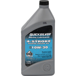 Масло 10W30 1л Quicksilver 4-Stroke Marine Engine минерал (8M0086220)